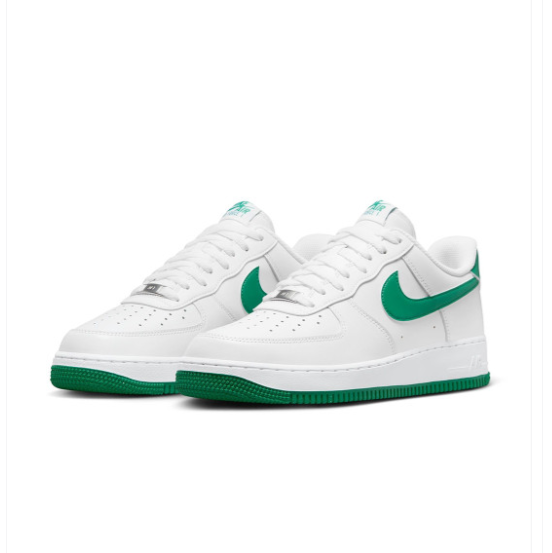 NIKE AIRFORCE 1 WHITE GREEN