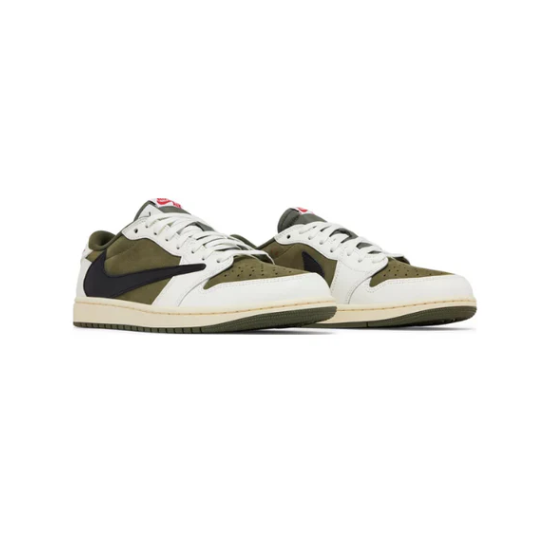 AIR JORDAN 1 LOW X TRAVIS SCOTT  'Medium Olive' ( CUSTOM )