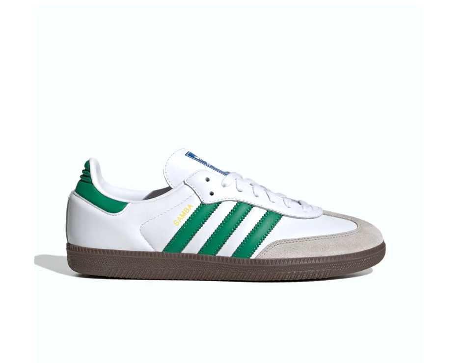 ADIDAS SAMBA WHITE & GREEN