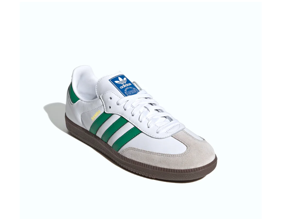 ADIDAS SAMBA WHITE & GREEN