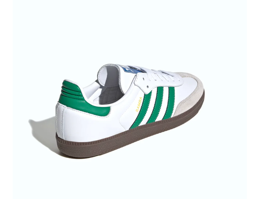 ADIDAS SAMBA WHITE & GREEN