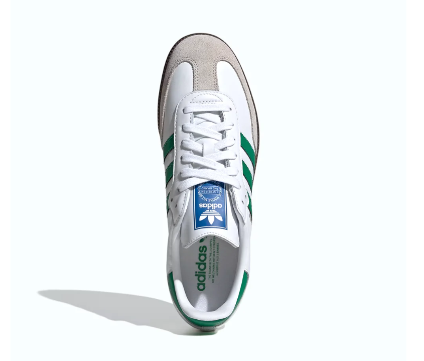 ADIDAS SAMBA WHITE & GREEN