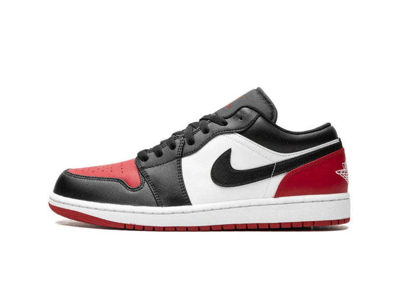 AIR JORDAN 1 LOW BRED TOE