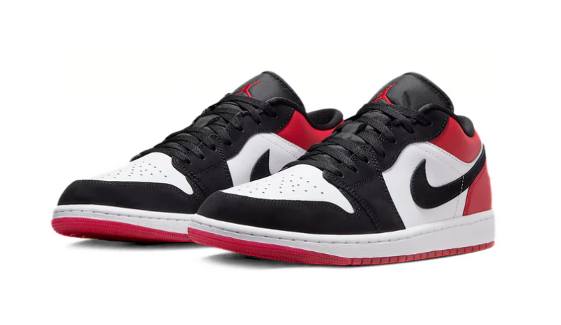 AIR JORDAN 1 LOW BLACK TOE
